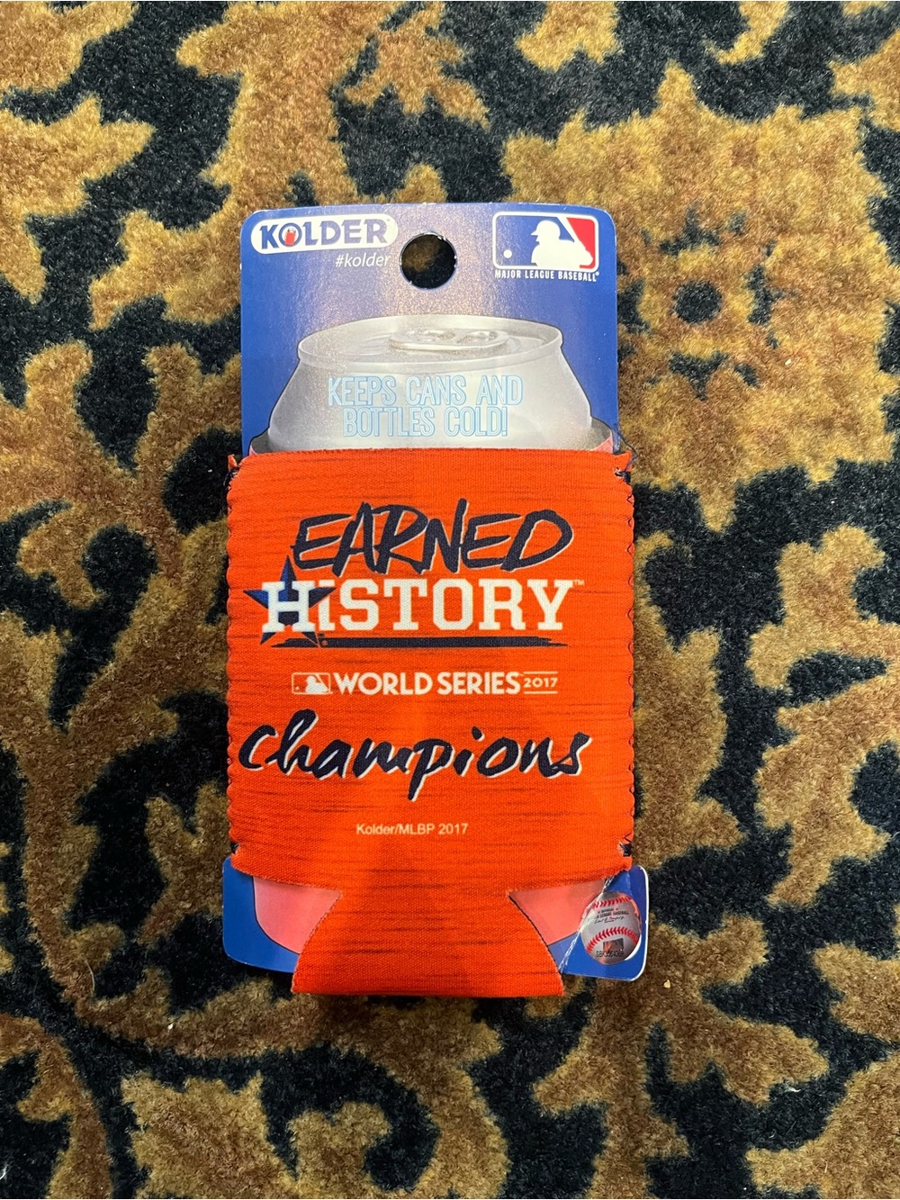 NEW Houston Astros MLB Kolder Koozie 2017 World Series Champions